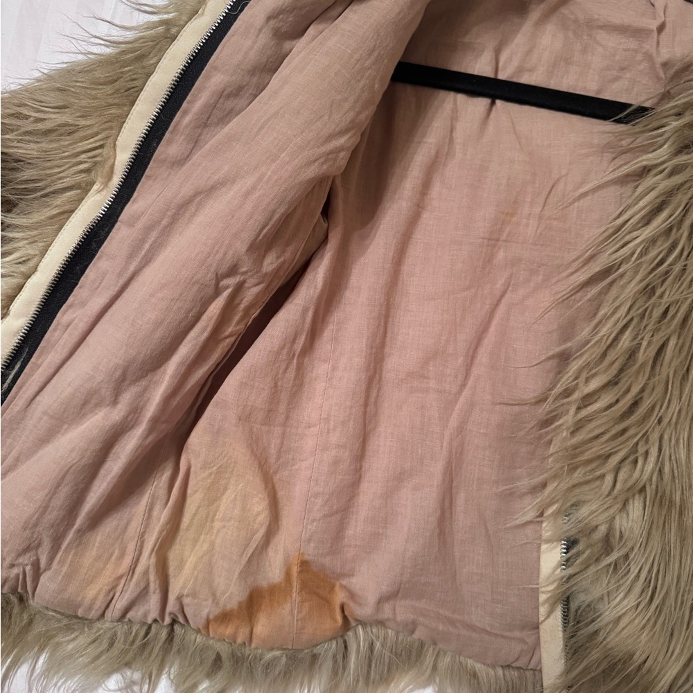 Zara Basic Textured Beige Jacket - image 5